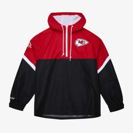 Kansas City Chiefs Mitchell & Ness Tie Breaker Anorak Windbreaker Jacket