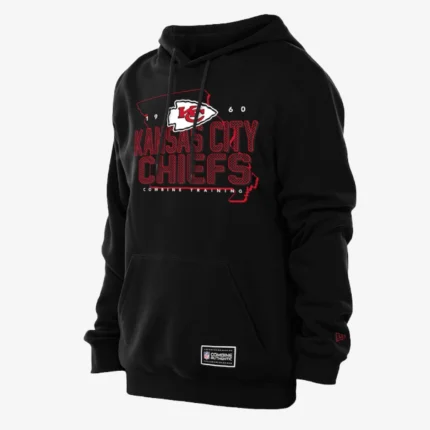 Kansas City Chiefs New Era Black Combine Authentic Local State Hoodie