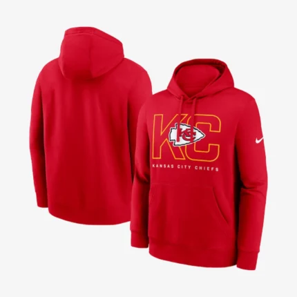 Unisex Kansas City Chiefs Nike Red Busted Play Club Hoodie