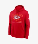 Kansas City Chiefs Nike Red Busted Play Club Hoodie