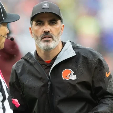 Kevin Stefanski Cleveland Browns 2025 Coach Brown Jacket