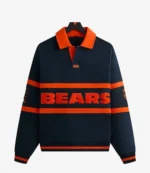 Unisex Kith Chicago Bears Vintage Blue & Orange Rugby Shirt