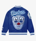 LA Dodgers X Mister Cartoon X Starter Blue Satin Jacket