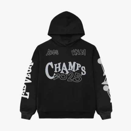 Las Vegas Aces 2025 WNBA Champions Black Hoodie For Unisex