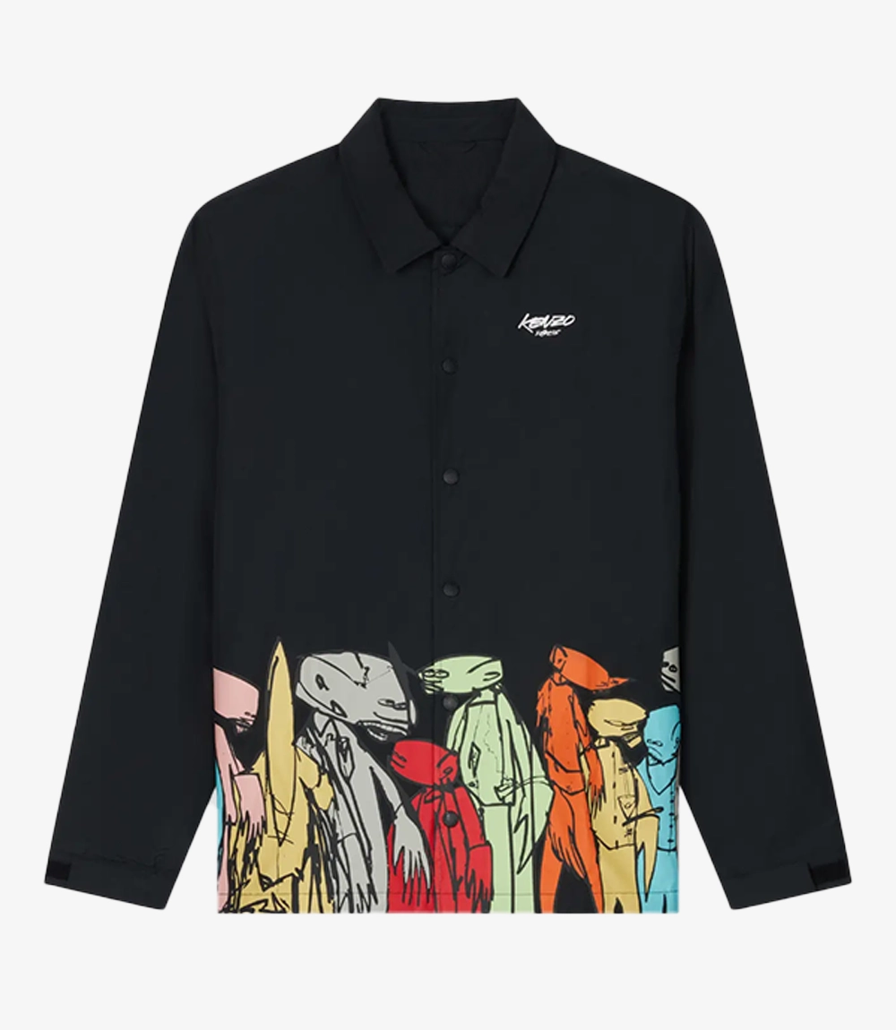 Light Padded Kenzo Paris x Futura 2000 Coach Jacket Black Unisex Light Padded Kenzo Paris x Futura 2000 Coach Jacket Black