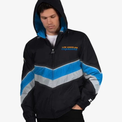Los Angeles Chargers Starter Thursday Night Gridiron Full-Zip Black Jacket For Unisex
