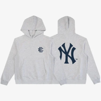 Unisex MLB x Eric Emanuel New York Yankees Hoodie Grey