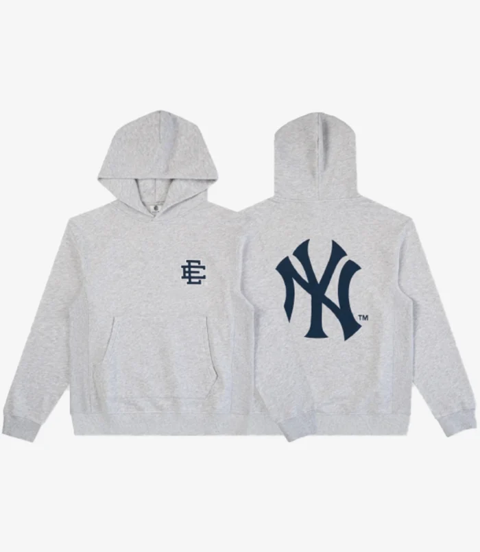 Unisex MLB x Eric Emanuel New York Yankees Hoodie Grey
