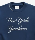 Madhappy Yankees Script Navy Blue Crewneck