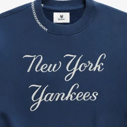 Madhappy Yankees Script Navy Blue Crewneck