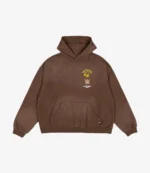 Mick Foley Complex Mankind Pullover Brown Fleece Hoodie For Unisex