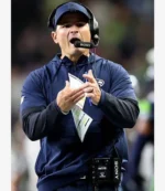 Unisex Mike MacDonald Seattle Seahawks 2025 Sideline Anorak Half-Zip Hooded Jacket