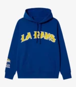 Unisex Mister Cartoon x Los Angeles Rams Royal Graphic Hoodie