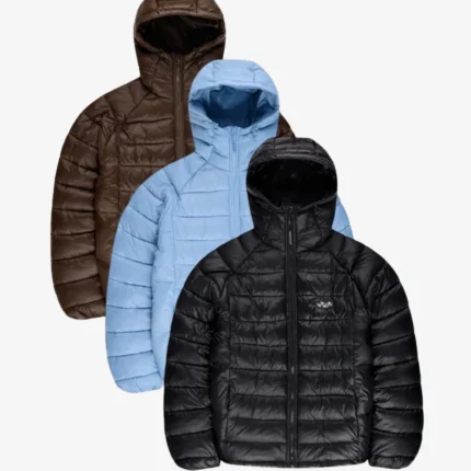 Unisex More Money More Love Slim Puffer Jacket