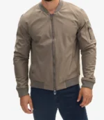 NCIS S23 Nick Torres Khaki Bomber Jacket