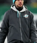 NFL Dolphins vs Jets Game Day Coach Mike Mcdaniel Bomber Jacket