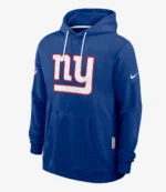 Unisex New York Giants Initial Home Sideline Men’s Nike Dri-FIT NFL Pullover Hoodie