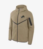Nike Brown Detroit Lions Tech Fleece Full-Zip Windrunner Hoodie