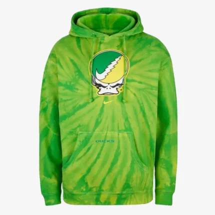 Unisex Nike x Class Trip x Grateful Dead x Oregon Steal Your Duck Tie Dye Hoodie Green