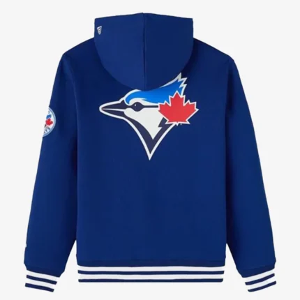 OVO x New Era x MLB Toronto Blue Jays Blue Fleece Hoodie