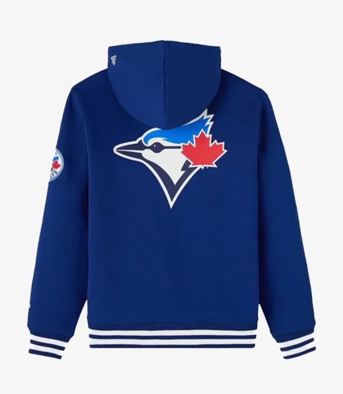 OVO x New Era x MLB Toronto Blue Jays Blue Fleece Hoodie