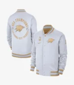 Oklahoma City Thunder Nike 2025 NBA Finals Champions Banner Raising Ceremony Showtime Full-Zip Jacket
