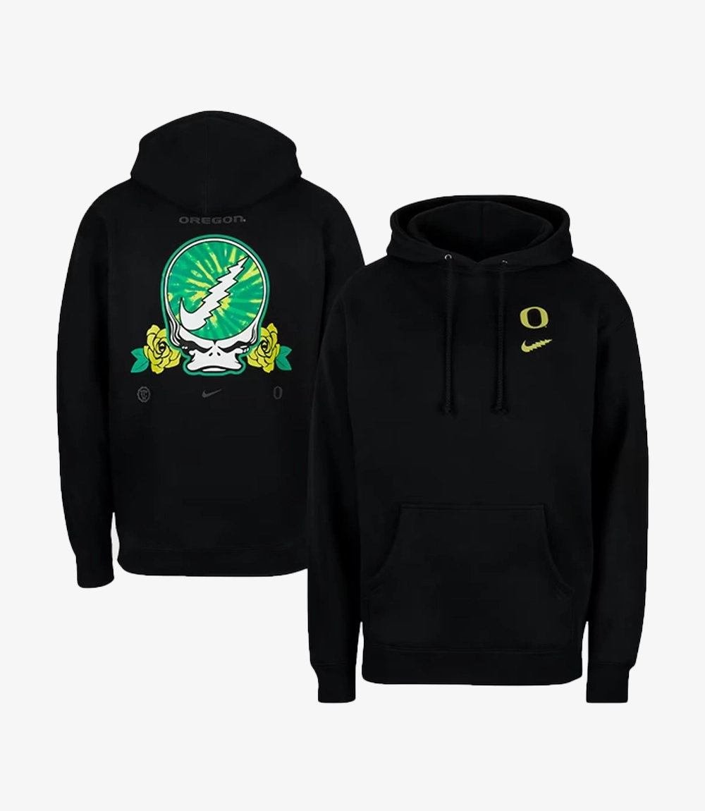 Oregon Ducks Nike Grateful Ducks Black Sideline Hoodie Unisex Oregon Ducks Nike Grateful Ducks Black Sideline Hoodie