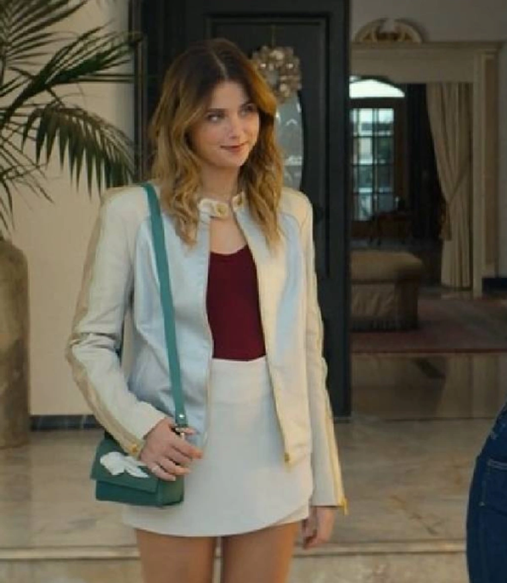 Our Fault 2025 Nicole Wallace Beige Leather Jacket Women's Our Fault 2025 Nicole Wallace Beige Leather Jacket