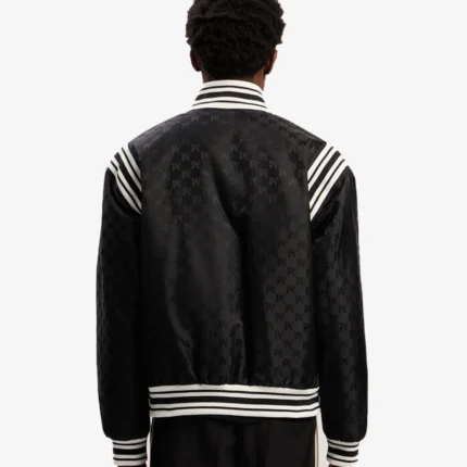 Palm Angels Monogram Jacquard Bomber Jacket