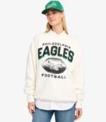 Philadelphia Eagles Historic Arch Cloud ’47 Oversized Sweatshirt Crewneck For Unisex