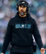 Unisex Philadelphia Eagles Nick Sirianni Black Pullover Hoodie