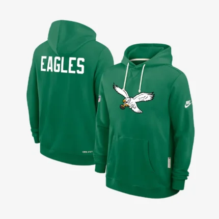 Philadelphia Eagles Nike Kelly Green Sideline Hoodie