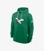 Philadelphia Eagles Nike Kelly Green Sideline Hoodie For Unisex