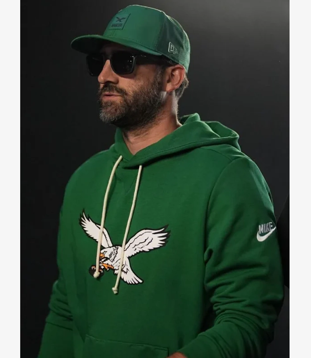 Philadelphia Eagles Nike Kelly Green Sideline Hoodie Unisex Philadelphia Eagles Nike Kelly Green Sideline Hoodie