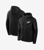 Unisex Philadelphia Eagles Nike Tech Fleece Full-Zip Windrunner Hoodie Jacket