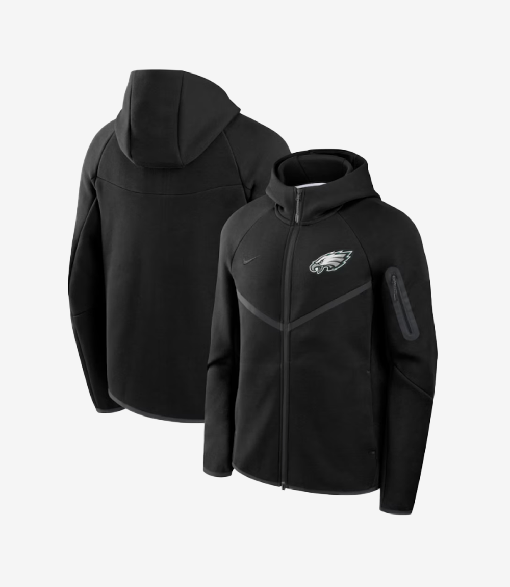 Philadelphia Eagles Nike Tech Fleece Full-Zip Windrunner Hoodie Jacket Unisex Philadelphia Eagles Nike Tech Fleece Full-Zip Windrunner Hoodie Jacket