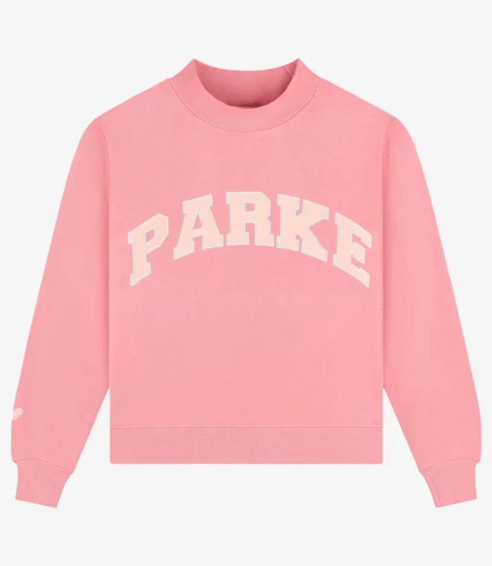 Pink Aid x Parke Breast Cancer Sweatshirt Mockneck For Unisex