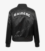 Raiders Pro Standard Satin Black Bomber Jacket