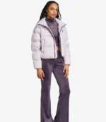 Regen Crop Down White Black adidas Puffer Jacket