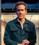 Unisex Ryan Reynolds Late Night with Seth Meyers Green Jacket