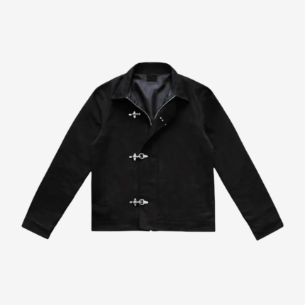 Unisex SAINTP Fireman Clasp Black Jacket