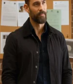 Seann William Scott Movie Bad Man 2025 Bobby Gaines Black Cotton Jacket