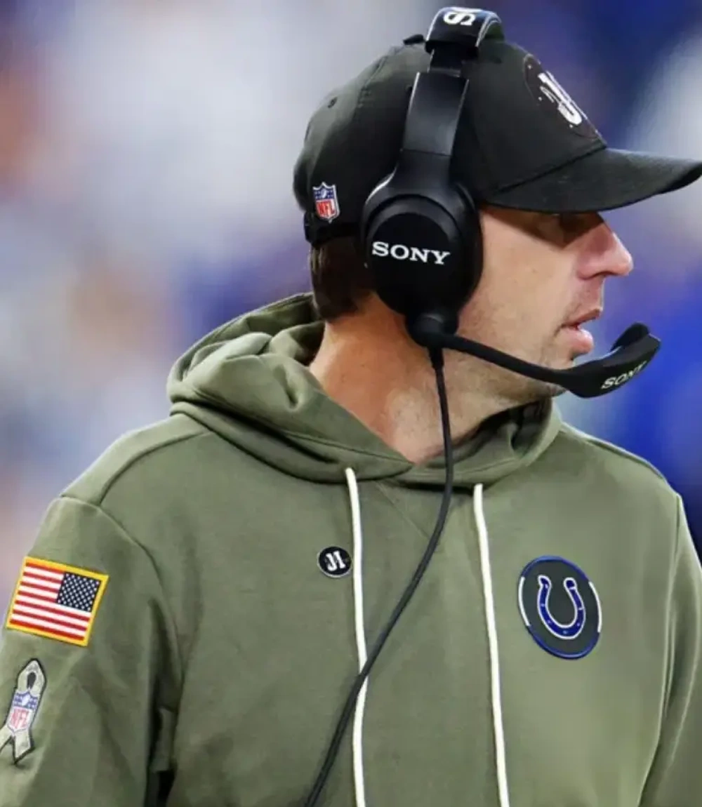 Shane Steichen Indianapolis Colts 2025 Salute to Service Hoodie Shane Steichen Indianapolis Colts 2025 Salute to Service Hoodie For Unisex