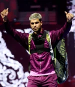 Unisex Six Kings Slam 2025 Carlos Alcaraz Purple Jacket