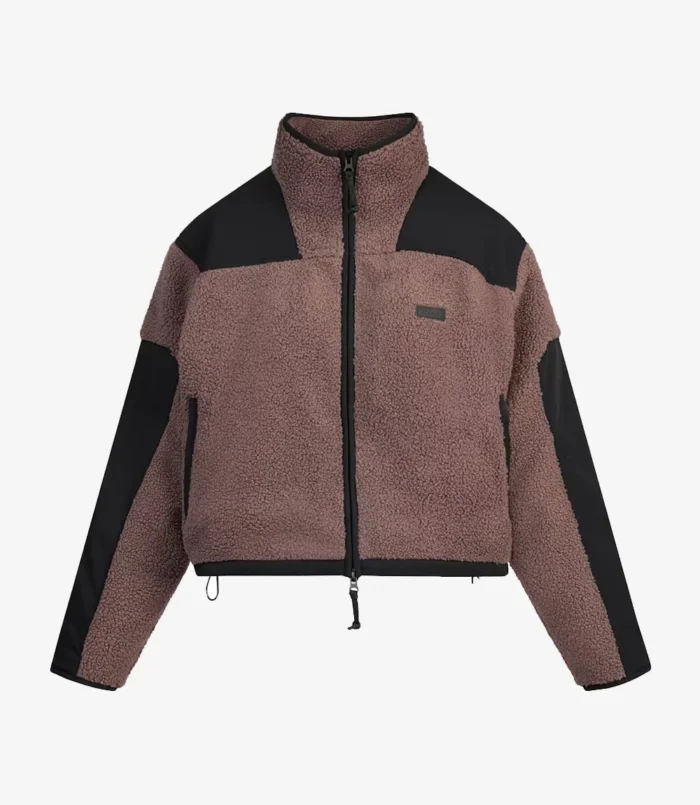 Skims Teddy Boxy Zip Up Jacket