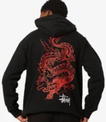 Stussy Black Dragon Hoodie For Unisex
