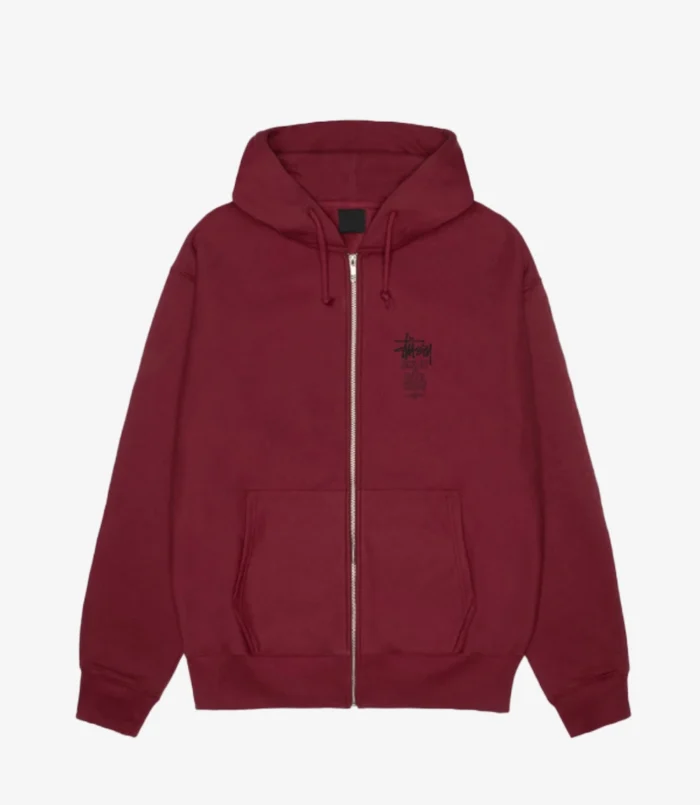 Unisex Stussy Swim Out Zip-Up Hoodie