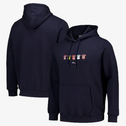 Unisex Sunderland x Art of Football Classics Navy Blue Hoodie