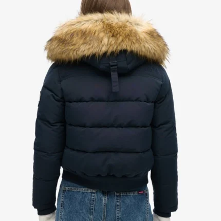 Superdry Everest Fur Hooded Bomber Jacket