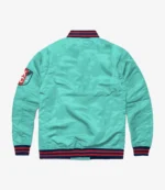 Ted Lasso Kansas City Current Letterman Varsity Satin Jacket